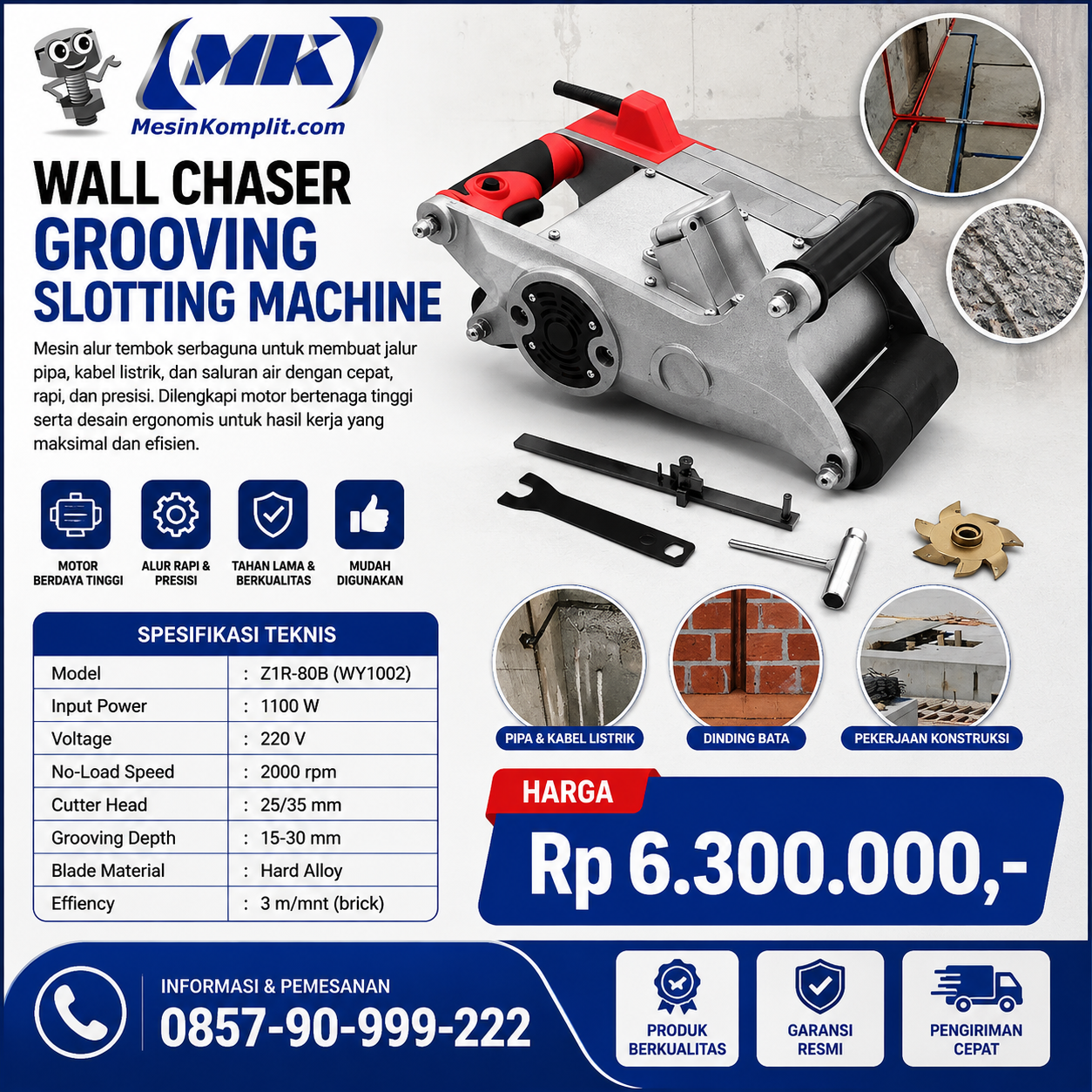 Wall Chaser Jalur Pipa (K...